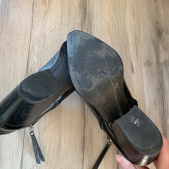 Sam Edelman Black Leather Booties - Picture 8 of 8